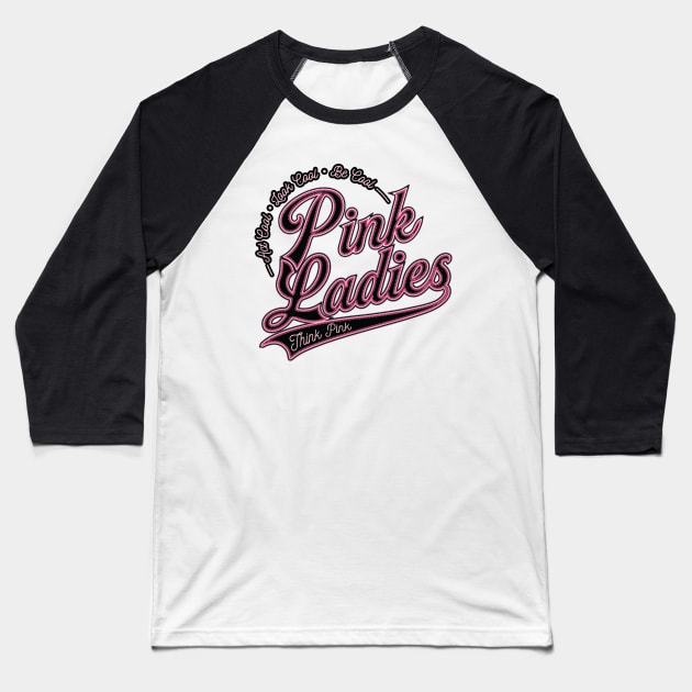 Pink Ladies - Light Baseball T-Shirt by Nazonian
